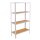 Simonrack Regal SIMONHOME CLICK MINI 8425437128899 weiß, braun 80,0 x 30,0 x 160,0 cm