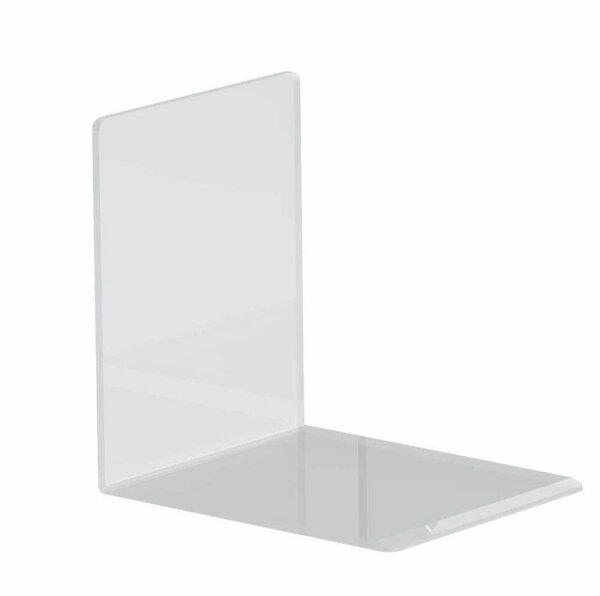 MAUL Buchstützen glasklar 8,0 x 10,0 x 10,0 cm, 2 St.