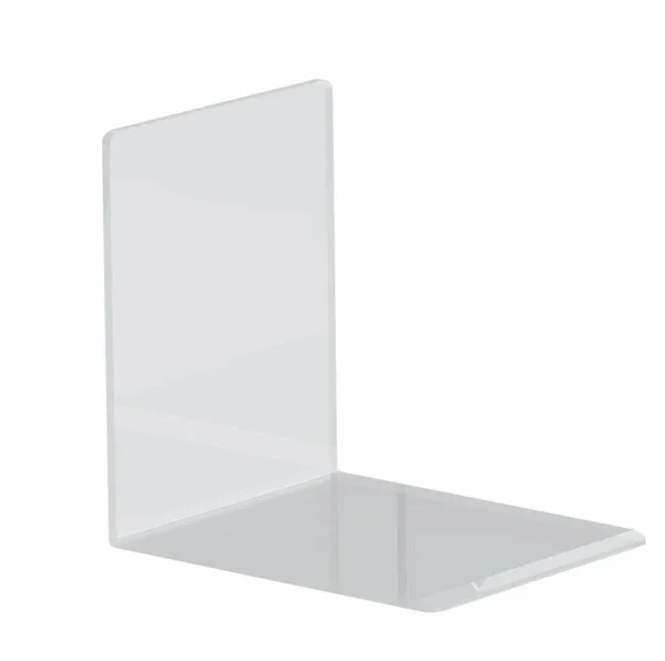 MAUL Buchstützen glasklar 8,0 x 10,0 x 10,0 cm, 2 St.