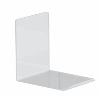 MAUL Buchstützen glasklar 8,0 x 10,0 x 10,0 cm, 2 St.
