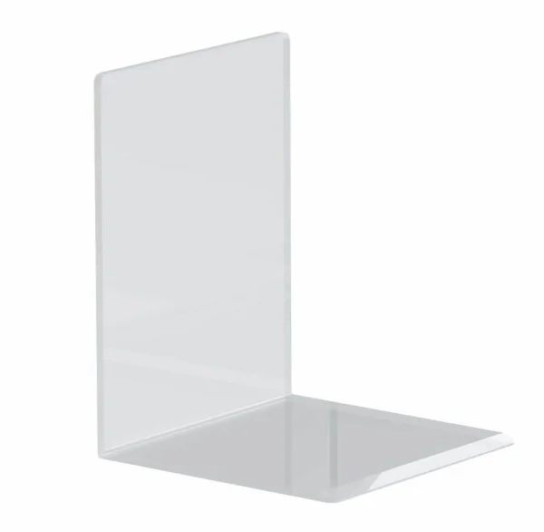 MAUL Buchstützen glasklar 10,0 x 10,0 x 13,0 cm, 2 St.