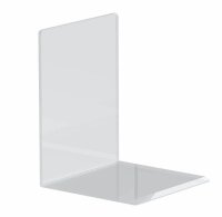 MAUL Buchstützen glasklar 10,0 x 10,0 x 13,0 cm, 2 St.