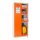 Simonrack Umweltschrank SIMONLOCKER 8425437143243 lichtgrau, orange 4 Fachböden 80,0 x 40,0 x 180,0 cm, zerlegt, 1 St.