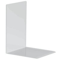 MAUL Buchstützen glasklar 15,0 x 16,0 x 21,0 cm, 2 St.