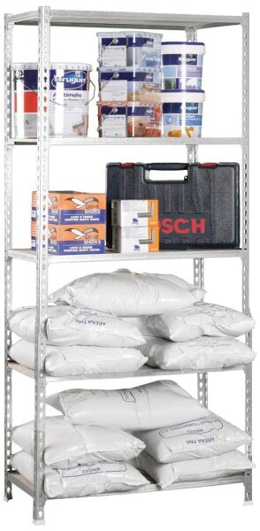 Simonrack Schwerlastregal MADERCLICK PLUS 8435104910771 silber 100,0 x 30,0 x 200,0 cm
