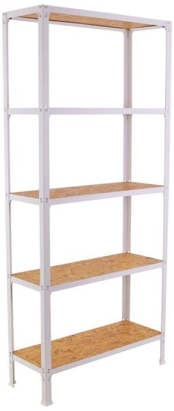 Simonrack Regal SIMONHOME CLICK MINI 8425437128950 weiß, braun 80,0 x 30,0 x 180,0 cm