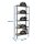Simonrack Regal SIMONHOME CLICK PLUS 8425437128974 grau, braun 100,0 x 30,0 x 180,0 cm