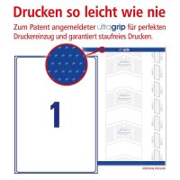 AVERY Zweckform Versandetiketten L7167-100 weiß 199,6 x 289,1 mm, 100 Blatt