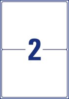 AVERY Zweckform Versandetiketten L7168-100 weiß 199,6 x 143,5 mm, 100 Blatt