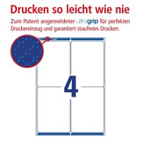AVERY Zweckform Versandetiketten L7169-100 weiß 99,1 x 139,0 mm, 100 Blatt