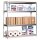 Simonrack Schwerlast-Weitspannregal SIMONFORTE CHIPBOARD 8435104922538 silber 180,0 x 60,0 x 200,0 cm