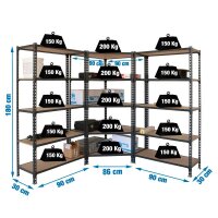 Simonrack Schwerlast-Weitspannregal MADERCLICK...