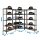 Simonrack Schwerlast-Weitspannregal MADERCLICK 8425437135439 anthrazit 180,0 x 50,0 x 180,0 cm