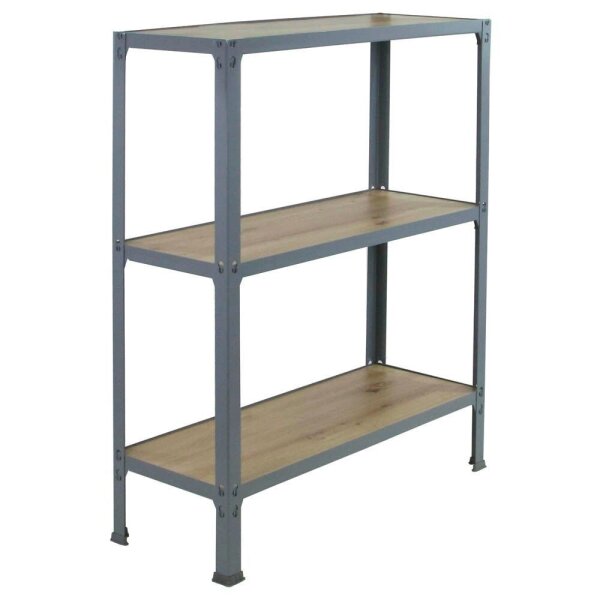 Simonrack Regal SIMONHOME CLICK MINI 8425437136092 grau, eiche 80,0 x 30,0 x 90,  ( 8425437136092 )