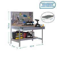 Simonrack Werkbank SIMONWORK BT2 BOX silber 1 Schublade...