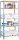 Simonrack Schwerlastregal MADERCLICK SUPERPLUS 8435104937334 blau, orange 110,0 x 40,0 x 200,0 cm