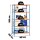 Simonrack Schwerlastregal SIMONCLICK 8435104912690 blau, orange, silber 90,0 x 40,0 x 180,0 cm