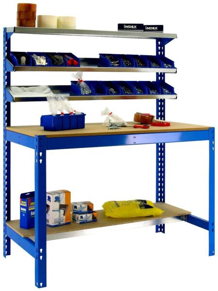 Simonrack Werkbank SIMONWORK BT1 blau 151,0 x 76,0 x 144,5 cm