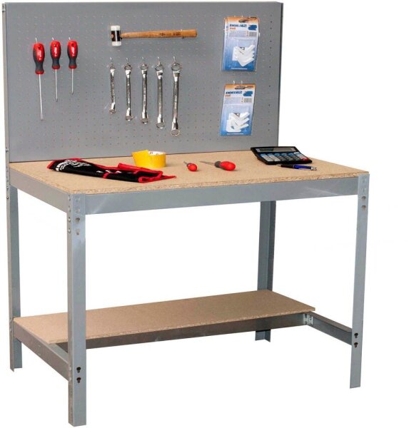 Simonrack Werkbank SIMONWORK BT2 grau 151,0 x 61,0 x 144,5 cm