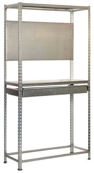 Simonrack Werkbank-Set SIMONRACING silber 1 Schublade 120,0 x 40,0 x 200,0 cm  ( 8435104944189 )