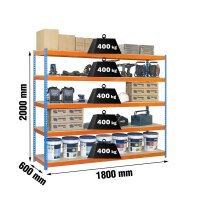 Simonrack Schwerlast-Weitspannregal SIMONFORTE CHIPBOARD...