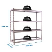 Simonrack Schwerlast-Weitspannregal SIMONFORTE...