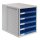 HAN Schubladenbox Schrank-Set  blau 1401-14D, DIN A4 mit 5 Schubladen, 1 St.