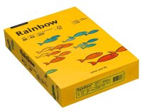 Rainbow Kopierpapier COLOURED PAPER intensivgelb DIN A4...