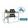 Simonrack Pflanztisch SIMONGARDEN silber 90,0 x 60,0 x 87,5 cm
