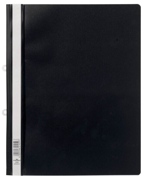 DURABLE Schnellhefter Kunststoff schwarz DIN A4 überbreit, 25 St.