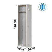 Simonrack Anbau-Spind SIMONLOCKER DIY grau 8435104936207,...