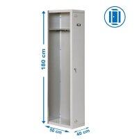 Simonrack Anbau-Spind SIMONLOCKER DIY grau 8435104936221,...