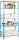 Simonrack Schwerlastregal MADERCLICK MINI 8435104937259 blau, orange 80,0 x 30,0 x 180,0 cm