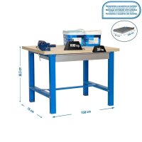 Simonrack Werkbank SIMONWORK BT6 BOX blau 1 Schublade...