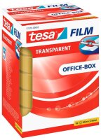 tesa OFFICE-BOX Klebefilm transparent 25,0 mm x 66,0 m 6...