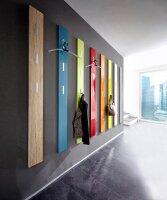 GERMANIA Wandgarderobe COLORADO 3255-84 weiß Holz 3 Haken 15,0 x 170,0 cm, 1 St.
