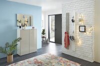 GERMANIA Wandgarderobe COLORADO 3255-84 weiß Holz 3 Haken 15,0 x 170,0 cm, 1 St.