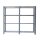Simonrack Regal OFFICLICK 8435104999264 grau, weiß 180,0 x 40,0 x 150,0 cm  ( 8435104999264 )