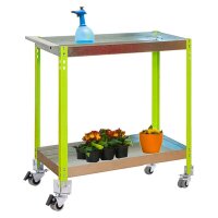 Simonrack Pflanztisch SIMONGARDEN silber, grün 90,0...