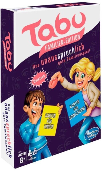 Hasbro Tabu-Familien Edition Kartenspiel, 1 St.