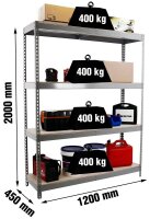 Simonrack Schwerlastregal SIMONFORTE CHIPBOARD...