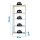 Simonrack Regal OFFICLICK 8435104993996 weiß 90,0 x 30,0 x 210,0 cm  ( 8435104993996 )
