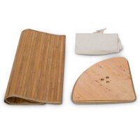 relaxdays Wäschekorb hellbraun, 1 St.