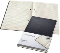 SIGEL Briefblock Conceptum® gelocht DIN A5 kariert, 1...