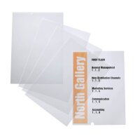 DURABLE Einsteckfolien für Türschilder CRYSTAL...