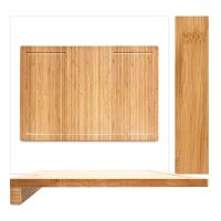 relaxdays Schneidebrett Natur 56,0 x 38,0 cm, 1 St.