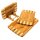 relaxdays Schneidebretter-Set braun 3-tlg., 3 St.