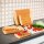 relaxdays Schneidebretter-Set braun 4-tlg., 4 St.