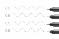 COPIC® Multiliner Fineliner farbsortiert 0.3 + 0.5 mm, 4 St.