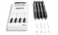 COPIC® Multiliner Fineliner farbsortiert 0.3 + 0.5 mm, 4 St.